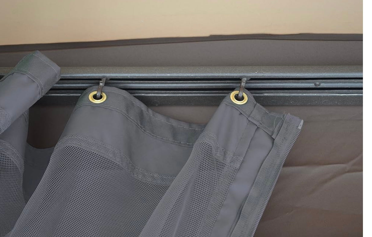 Allen Roth 10 X 12 Universal Netting Replacement Gazebo Mosquito Screen GF-12S004B-1