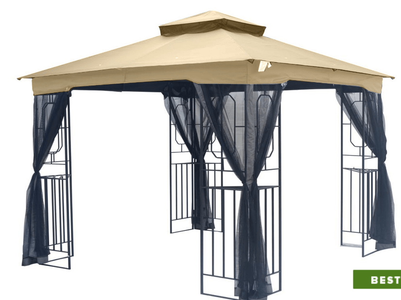 GEOMETRIC STEEL GAZEBO REPLACEMENT CANOPY RIPLOCK 350