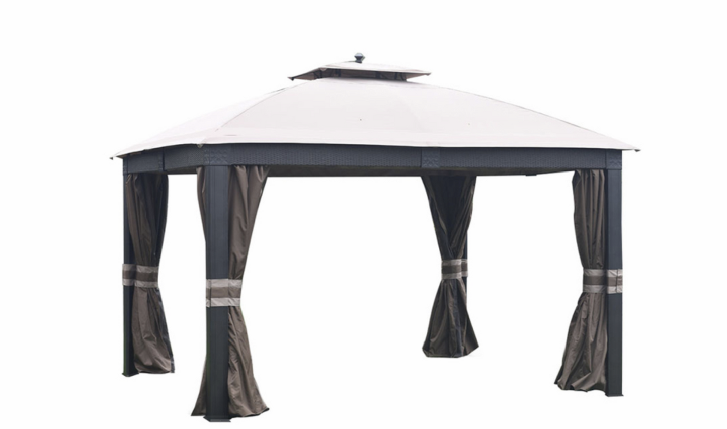 Replacement Canopy Set for AR Wicker Gazebo - Beige L-GZ826AF Lowe's
