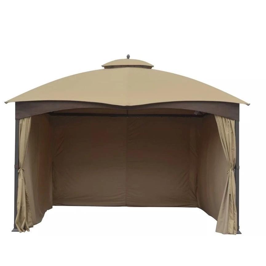 Lowes Allen and Roth 10 x 12 Gazebo Universal Privacy Curtains GF-12S004B-1