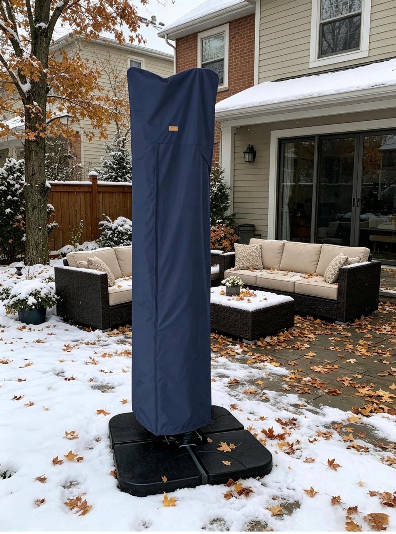 Patio Umbrella Cover for 9ft to 13ft Offset Umbrella, Water Resistant