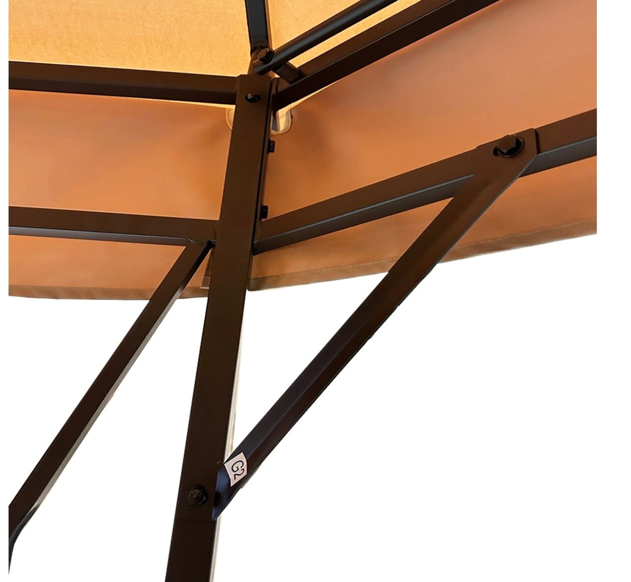 Replacement Canopy for Style Selections Gazebo - TPGAZ2236 RipLock 350 - Slate Gray