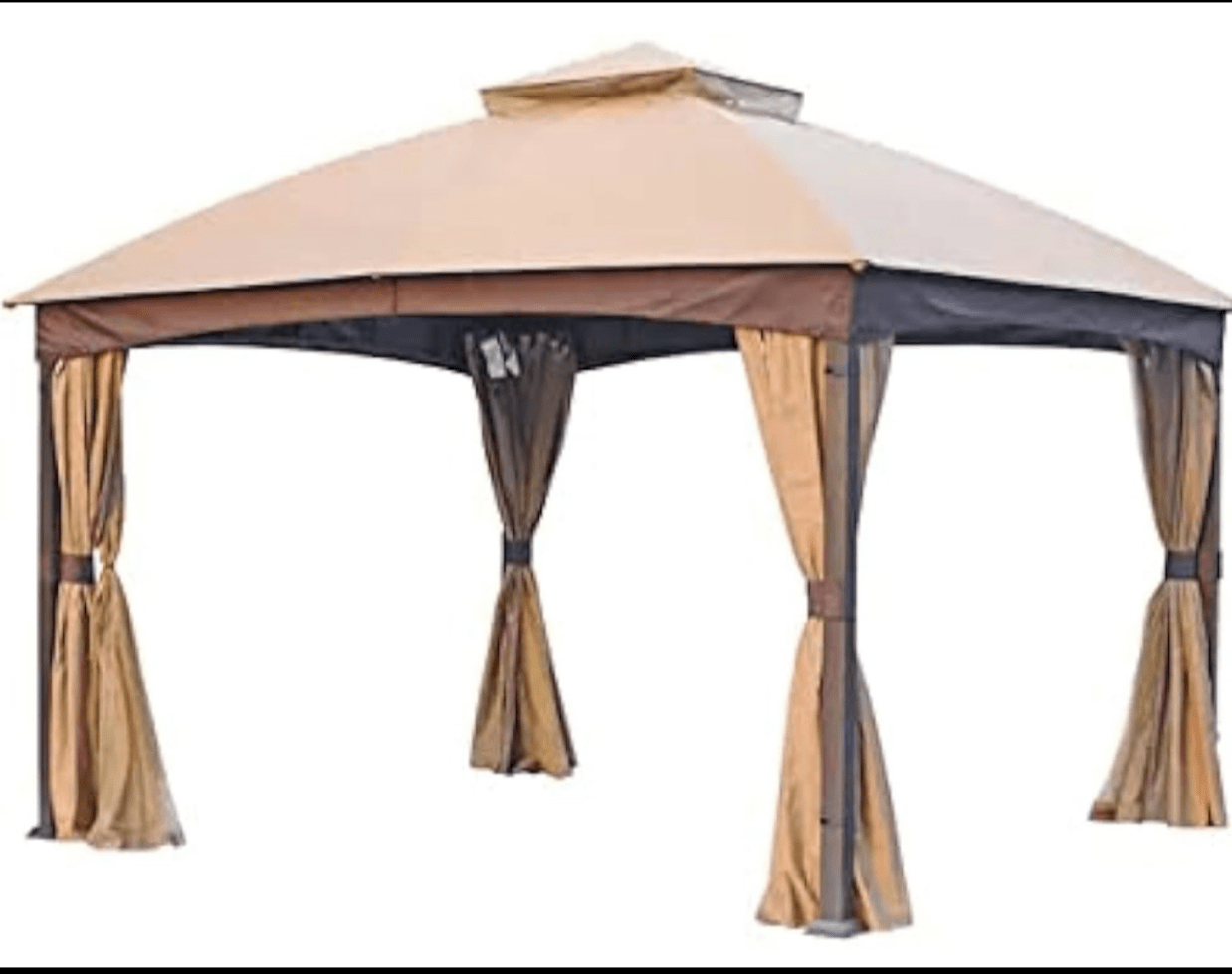 patio tent covers Replacement Canopy and Vent Cover Heavy Duty Premium Top 30170 Lowe's Allen & Roth 10' x 12' Gazebo