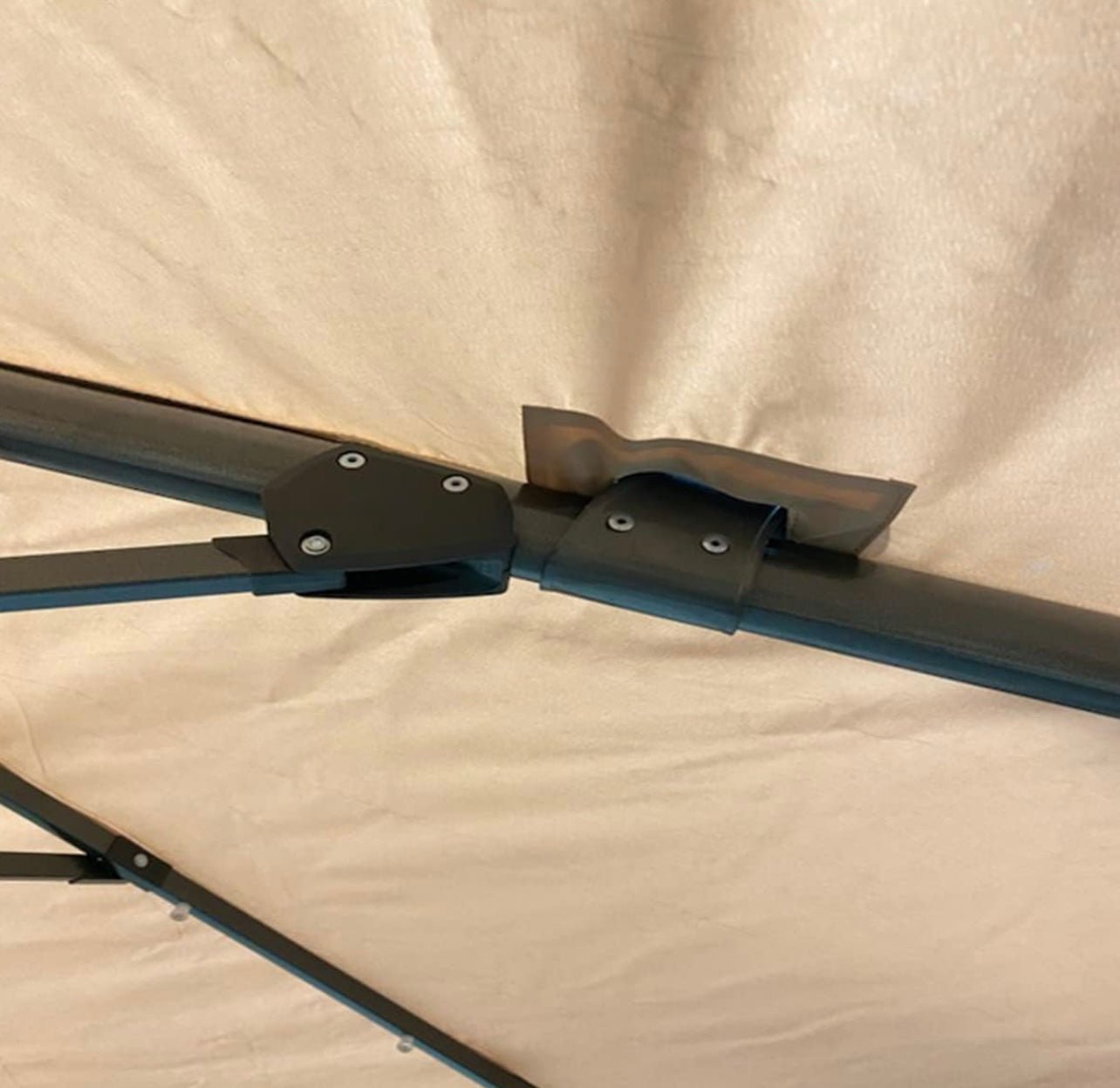 Replacement Canopy Top Cover Compatible with The Everhome 11 Ft Round Solar Umbrella 2021-2022 - Riplock 500