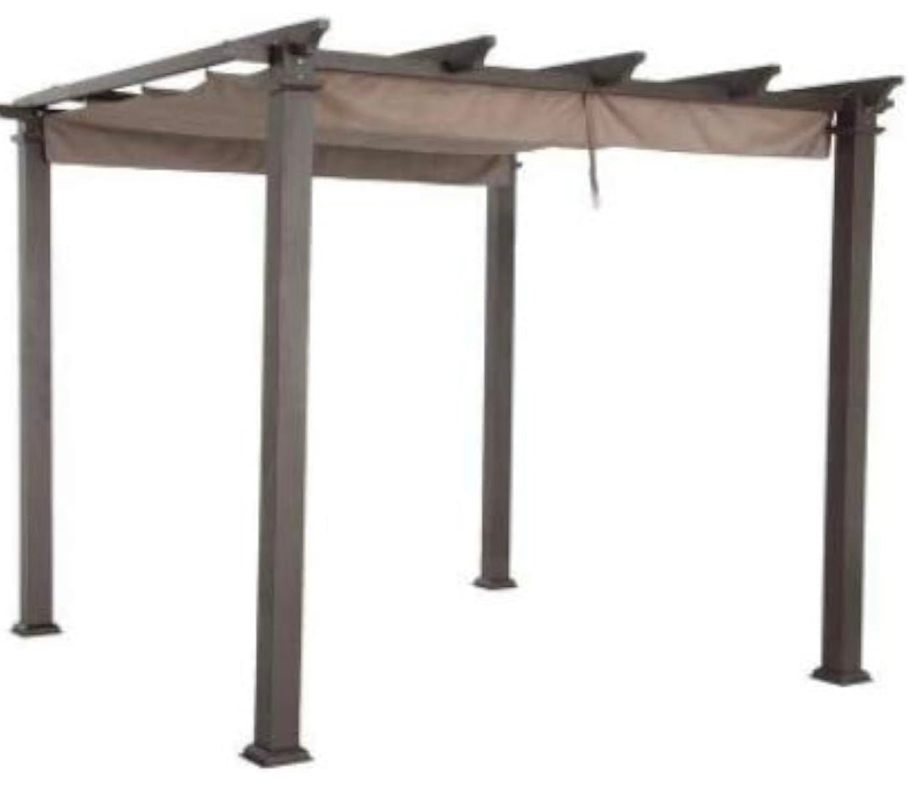 Replacement Canopy Top Cover Hampton Bay for Home Depot 8x 8 Pergola - Standard 350 Fabric Beige