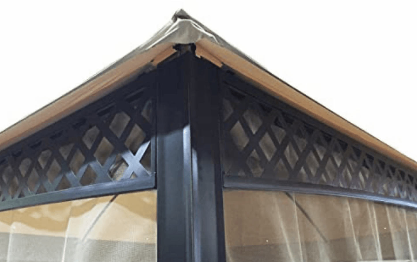 Replacement for Big Lots Domed Gazebo 10x12 Riplock 350 Canopy and Vent Cover L-GZ717PST-C Sold at Big Lots Beige