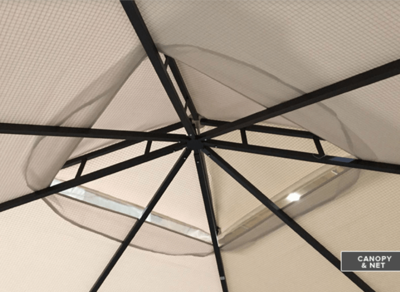 Replacement Refresh Kit w/ Canopy Curtain and Screen set for 10x10 Gazebo - Riplock 350