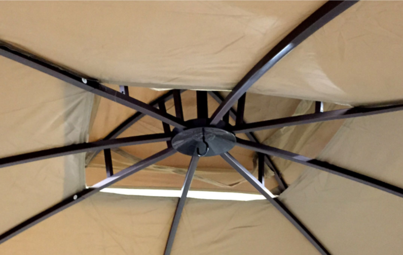 Replacement Canopy and Netting for EG Wicker Ridgeway Gazebo - RipLock 350