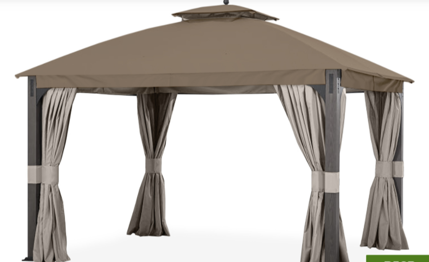 Replacement Canopy For The Shadow Creek Gazebo Rip Lock 350 10x12 Gazebo Parts Direct