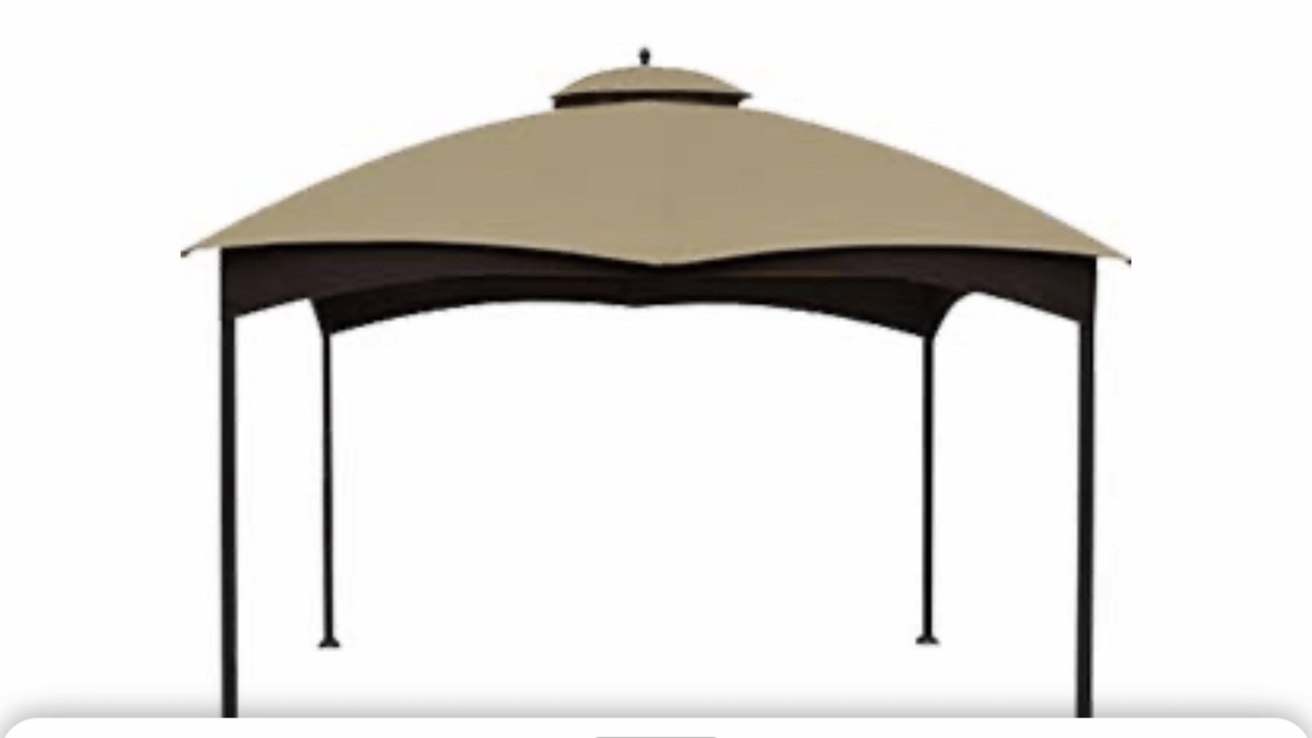 Allen and Roth 10 x 12 Gazebo Canopy RIPLOCK 350 New G-12S004B-1/GF-12S004BTO