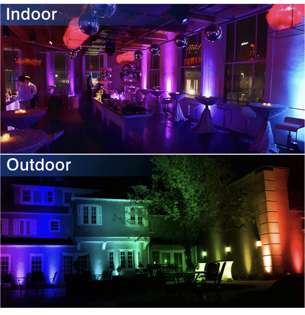 GPD LED Flood Lights with Remote Control, 4 Pack 15W IP66 Waterproof Dimmable Led Landscape Lighting, 16 Colors 4 Modes Indoor Outdoor Wall Washer Spot Light Stage Light