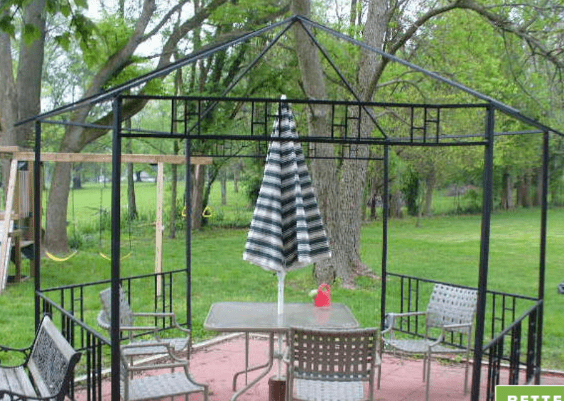 Hexagon 14 foot Gazebo Replacement Canopy - RipLock 350