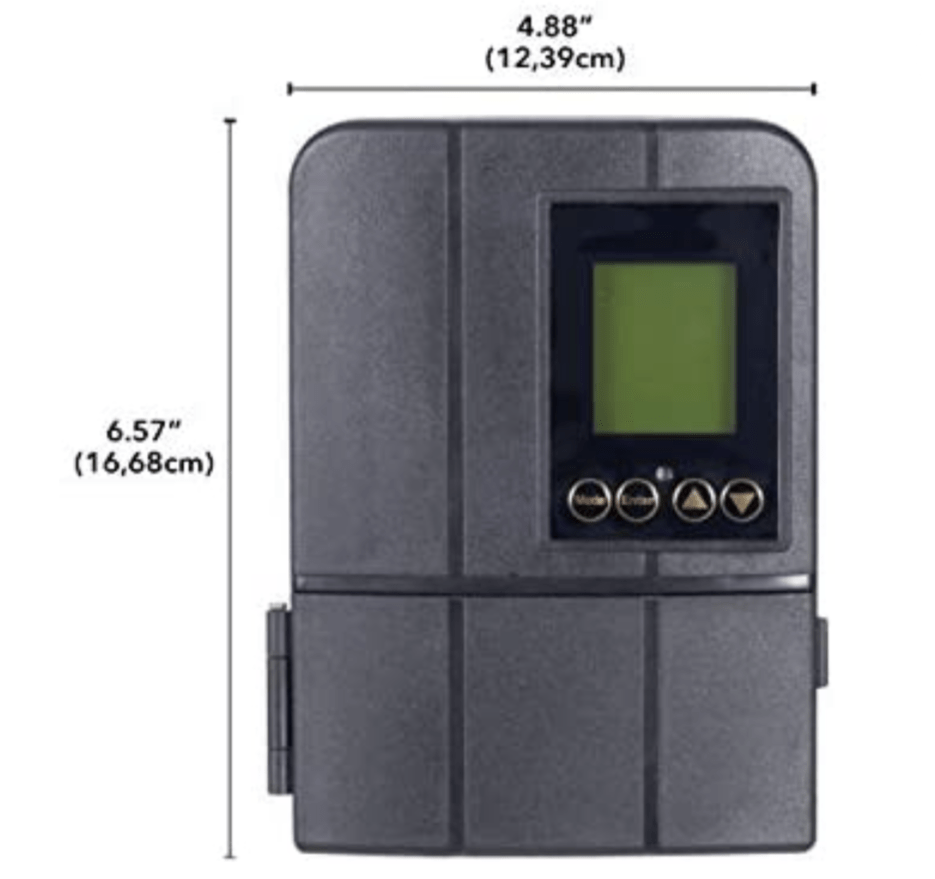 Home GL33124 12V 120W Low Voltage Landscape Lighting Transformer with Dusk-to-Dawn Timer