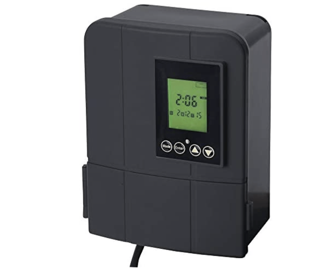 Home GL33124 12V 120W Low Voltage Landscape Lighting Transformer with Dusk-to-Dawn Timer