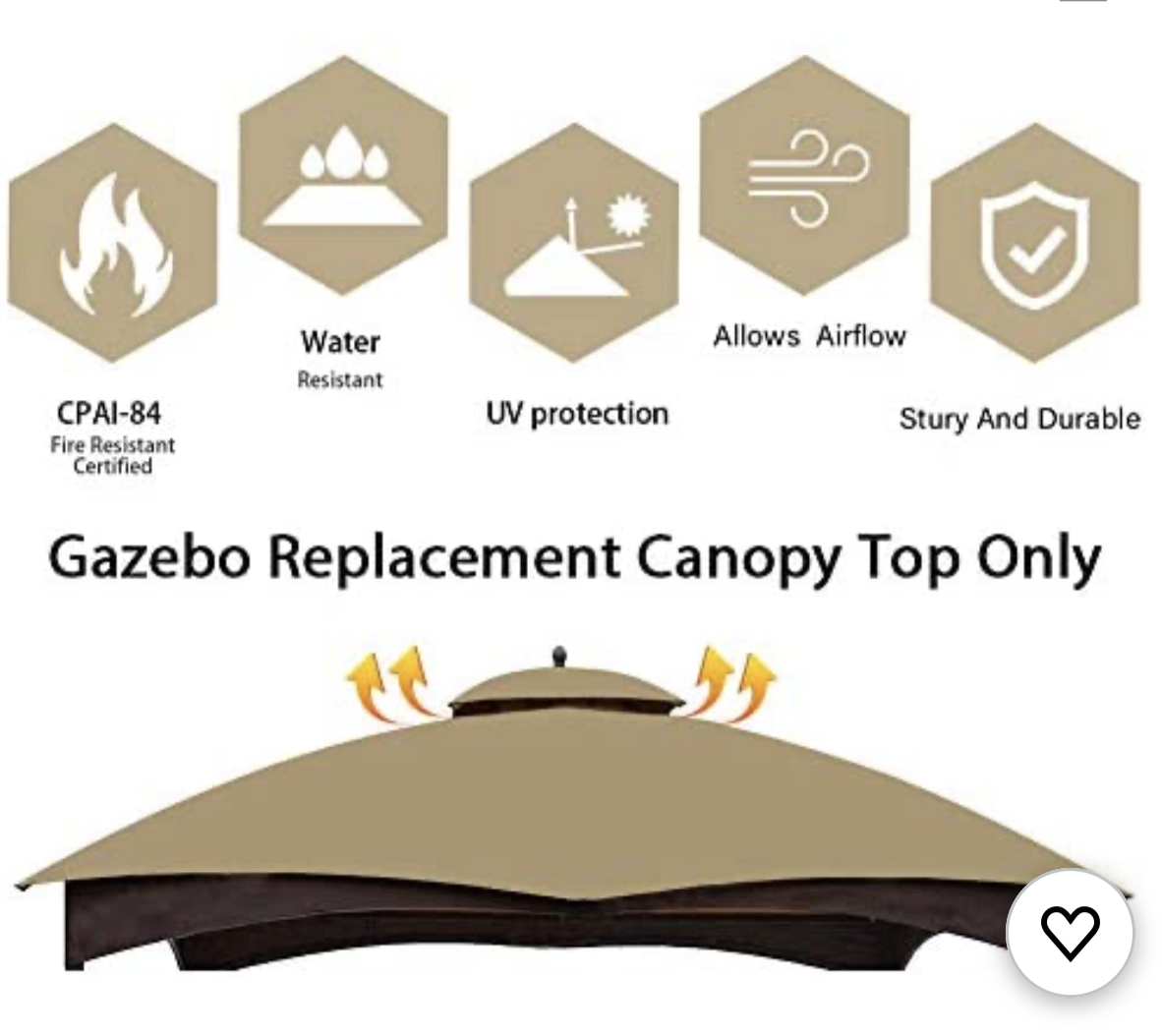 Lowes Allen and Roth 10 x 12 Gazebo Canopy New G-12S004B-1/GF12S004BT STOCK UP FLASH SALE ONE DAY ONLY