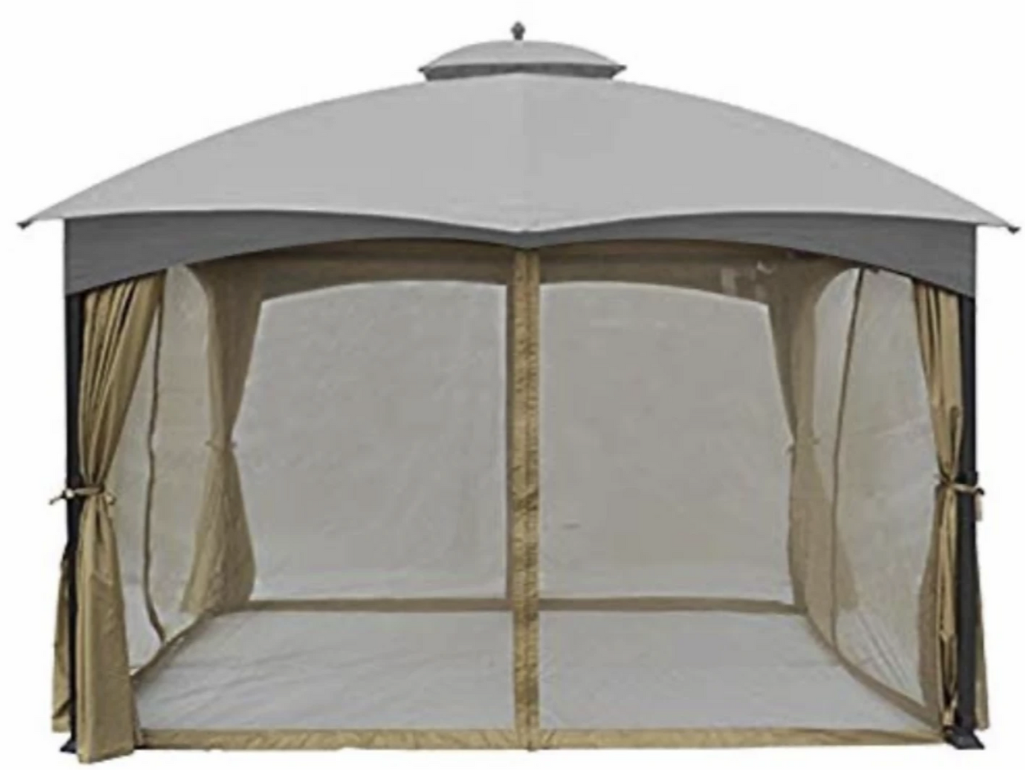 LOWES 10 X 12 TPGAZ17-002 GAZEBO REFRESH BUNDLE CANOPY,BUG SCREEN,CURTAIN ALL IN ONE PACKAGE