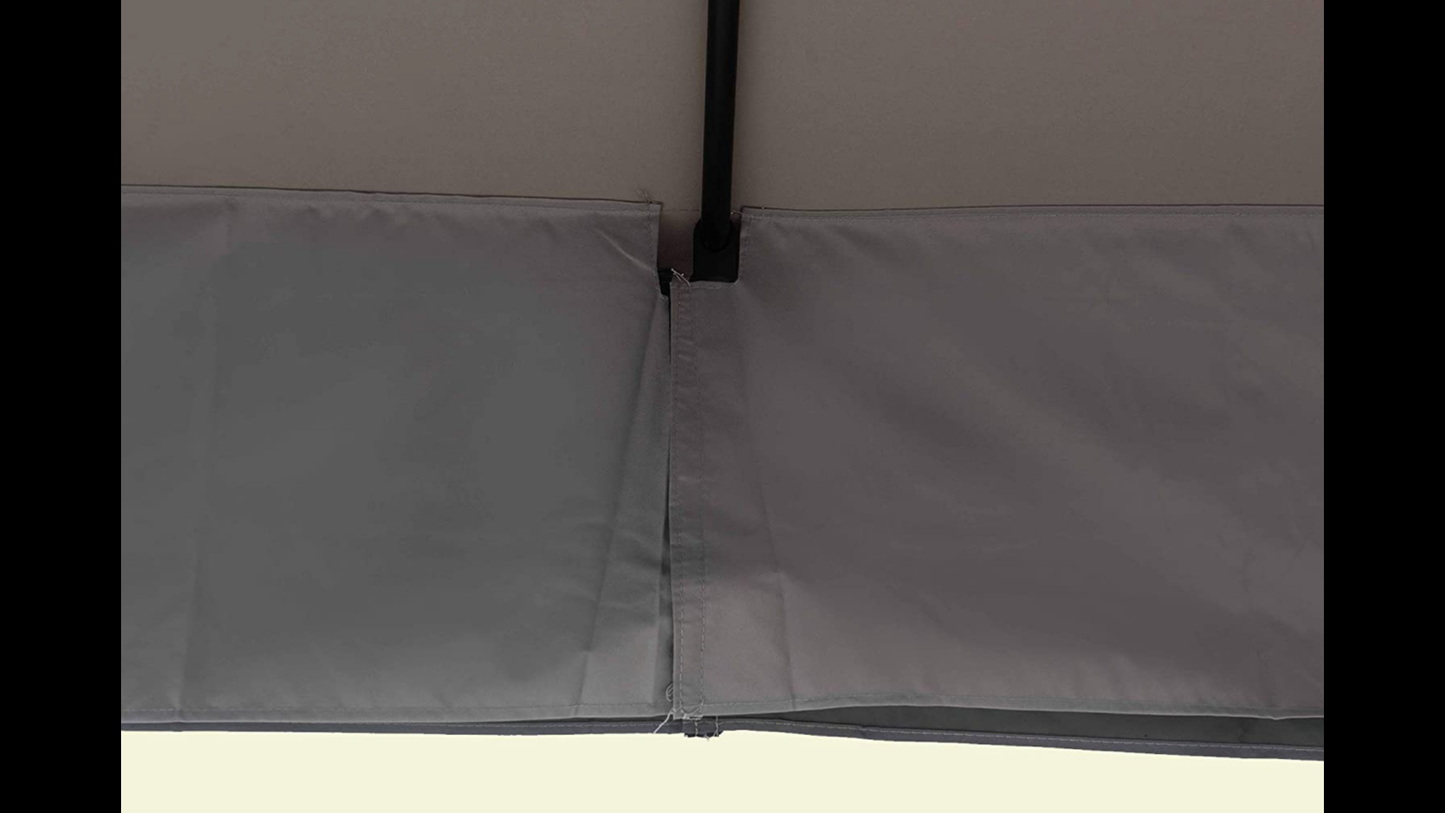 Original Replacement Curtain for Allen+Roth Easy Up Gazebo (10X12 Ft) L-GZ472PST-I Sold at Lowe's, Light Grey