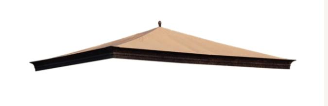 Khaki Replacement Canopy (Deluxe Version) For Sean Conway Gazebo (10X12 Ft) SA-585 Sold At Target