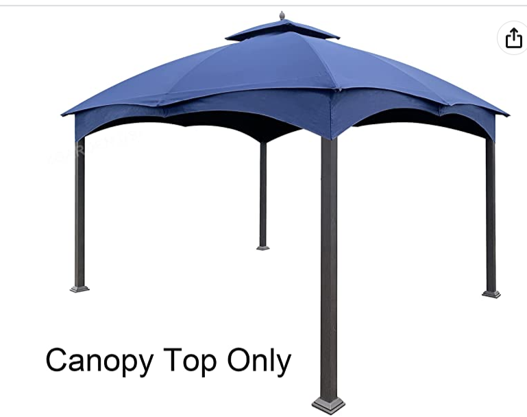 Navy Replacement Canopy Top TPGAZ2303D Lowe's 10' x 12' Gazebo