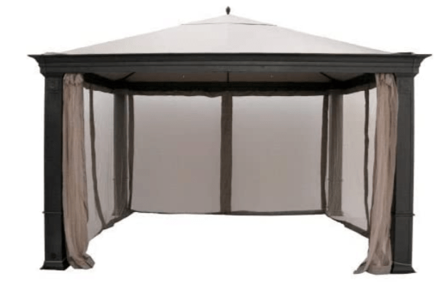 Montana (Series 0) Gazebo Replacement Mosquito netting and Curtain sets - RipLock 350