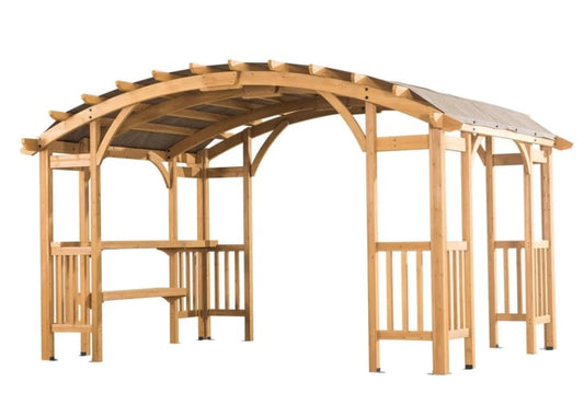 Sesame Replacement Canopy For Wood Arched Pergola (10x14 FT) A106003420 Sold At BJ