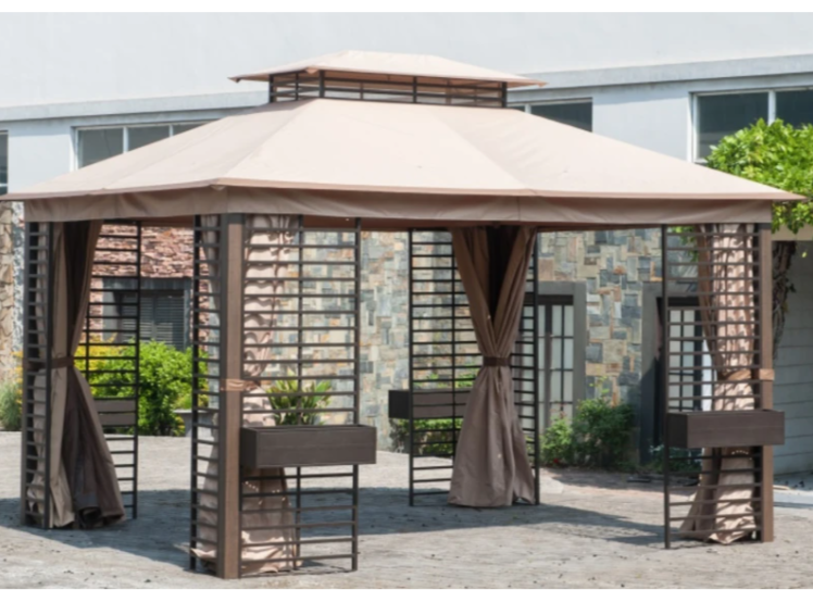 Replacement Mosquito Netting For Gt Soft Top W/ Flower Boxes Gazebo (10x12 FT)Sold At Lowe's