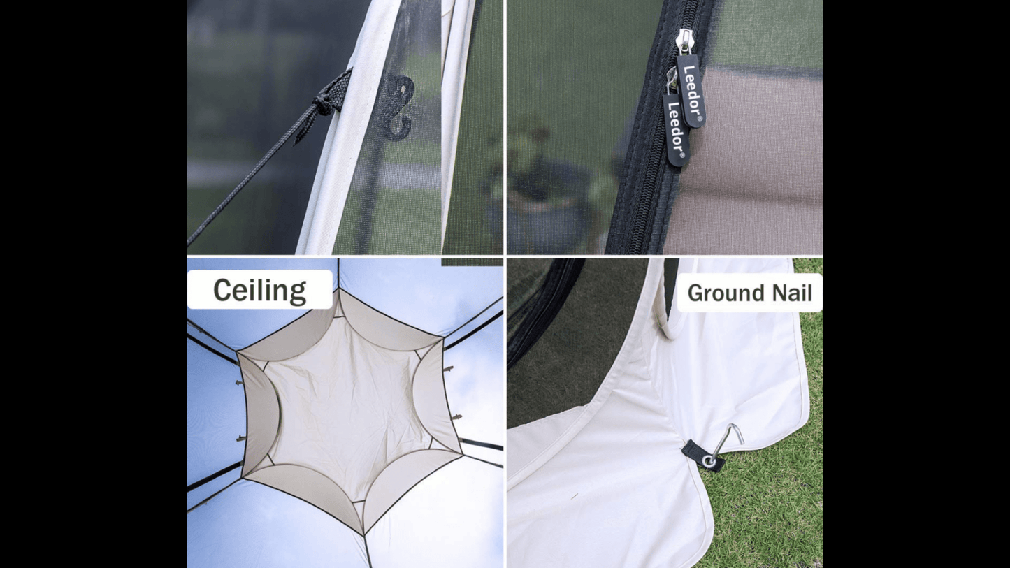 Pop Up Screen House Room 6-8 person Sun Shade Shelter Mesh Walls