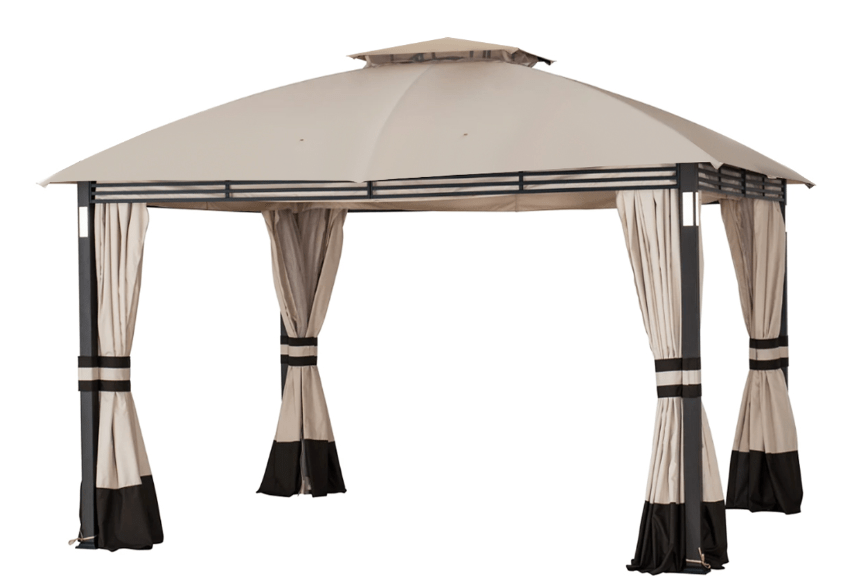 Replacement Canopy and Netting Set for Crestfield 11X13 Gazebo - RipLock 350