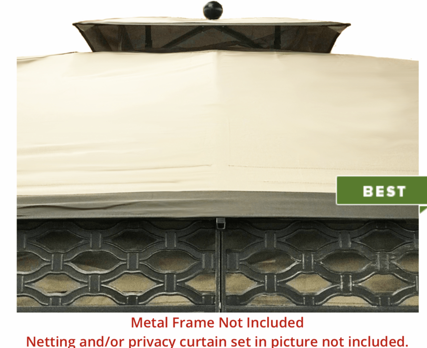 Replacement Canopy and Vent Cover for Biglot Dome Gazebo