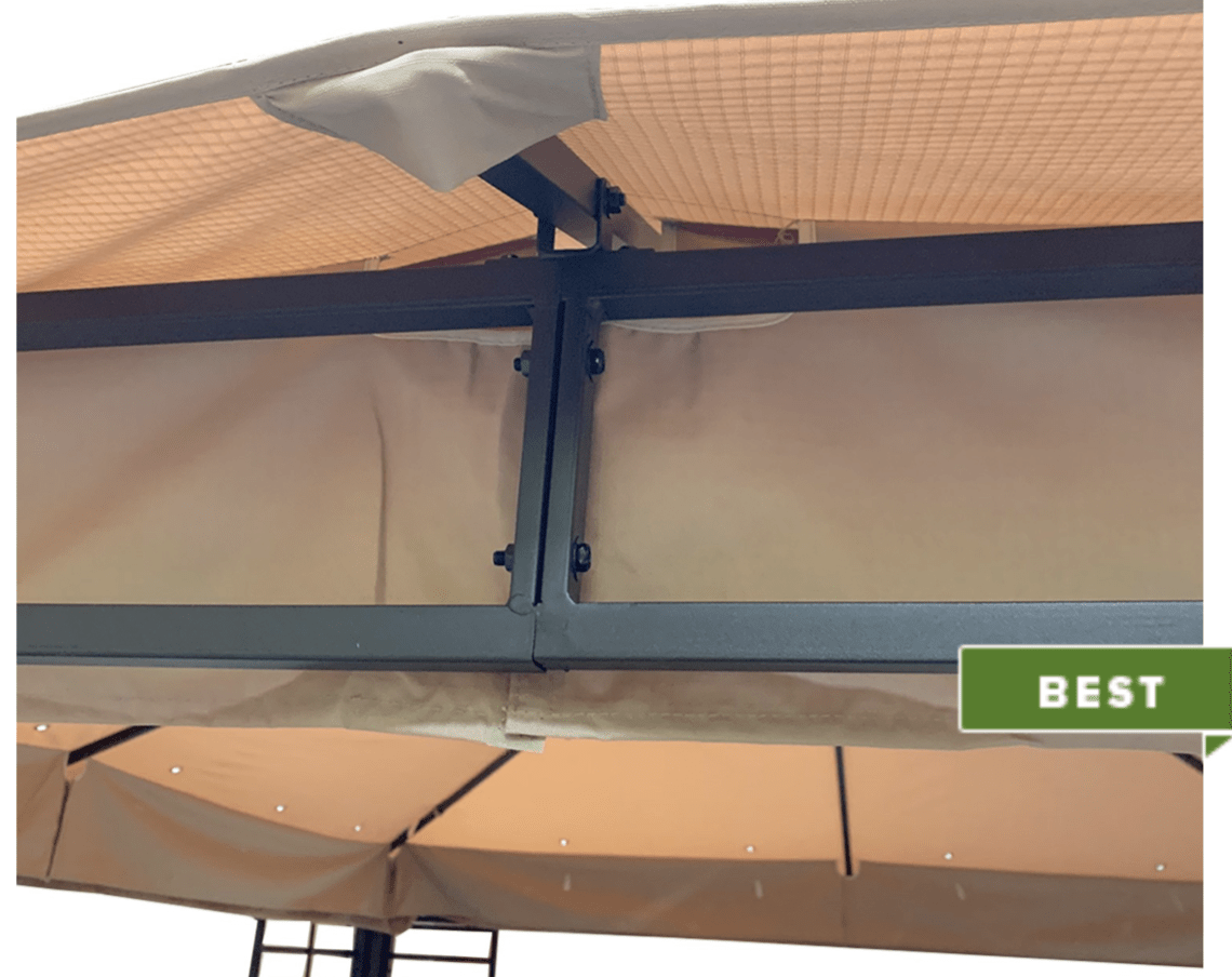 Replacement Canopy Riplock 350 for Lowes Planter Box Gazebo - Riplock 350 L-GZ882PST-D