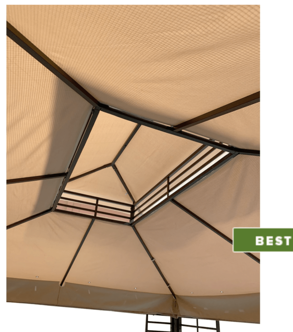 Replacement Canopy Riplock 350 for Lowes Planter Box Gazebo - Riplock 350 L-GZ882PST-D