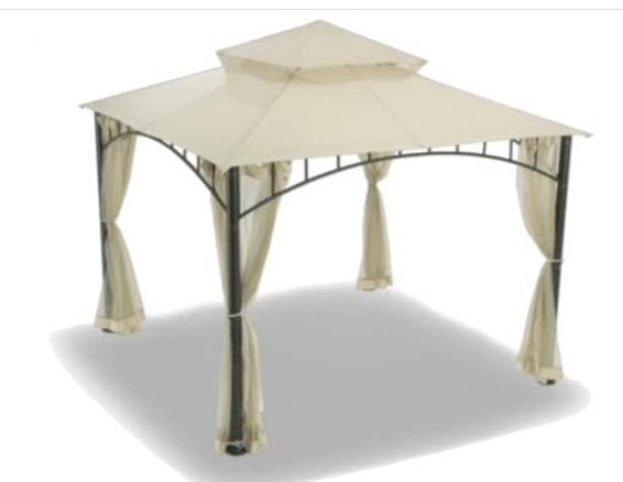 Replacement Canopy Top Cover for Summer Veranda Gazebo L-GZ093PST - Riplock 350 - Beige