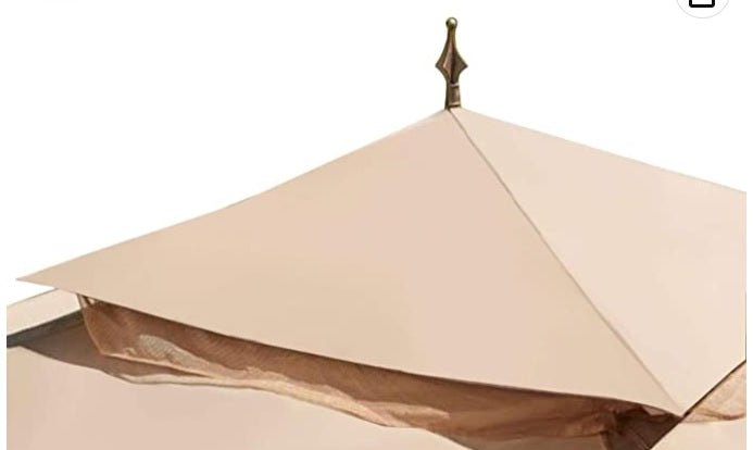 Replacement Canopy Top Cover for Villa Tuscany Gazebo - Rip Lock 350