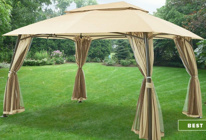 Replacement Privacy Curtain Set for LCM1524B 10 x 13 Gazebo - Riplock 350