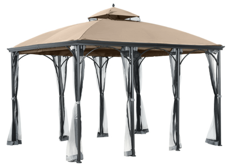 Somerset Gazebo L-GZ212PCO-B Replacement Curtain Set Beige