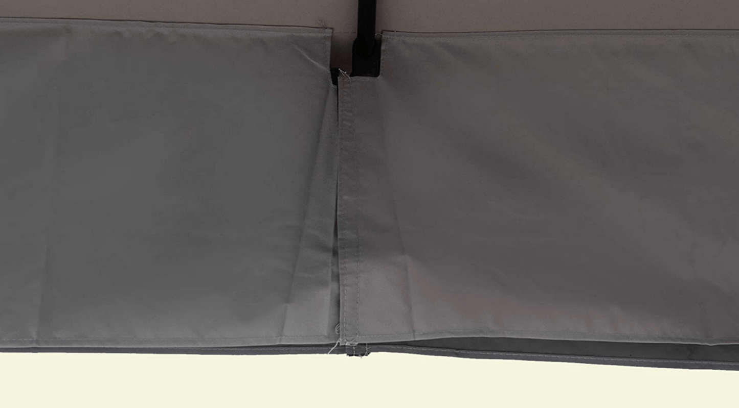 Sunjoy Original Replacement Canopy for A+R Easy Up Gazebo (10X12 Ft) L-GZ472PST-I Sold at Lowe's, Light Grey