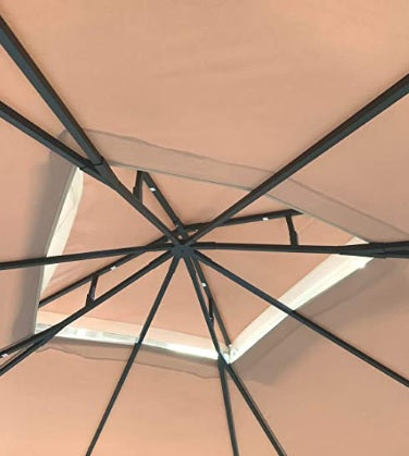 Replacement Canopy Top Cover for Villa Tuscany Gazebo - Rip Lock 350