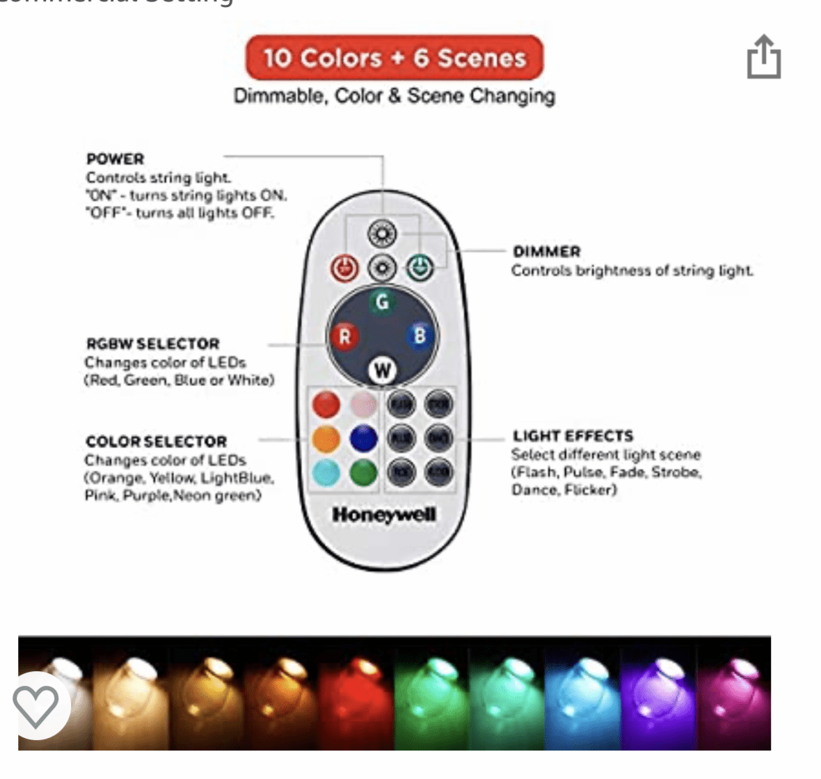 Waterproof LED 24ft Indoor Outdoor Commercial Grade Patio Lights Create Cafe Ambience in Your Home