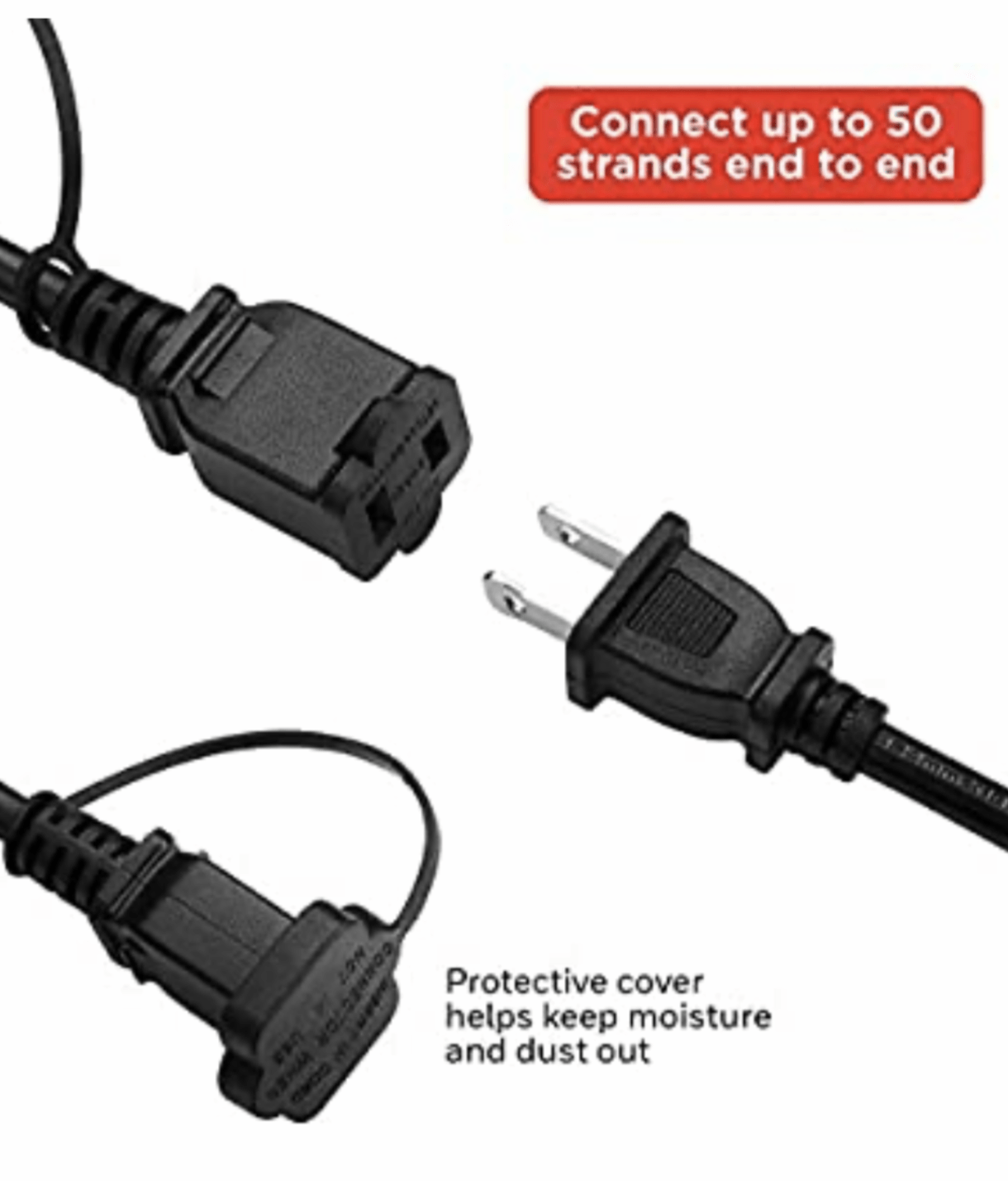 Waterproof LED 24ft Indoor Outdoor Commercial Grade Patio Lights Create Cafe Ambience in Your Home