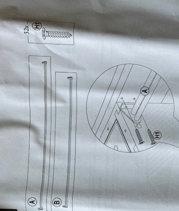 WOOD GAZEBO DUAL NETTING AND CURTAIN RODS FOR 13 X15 GAZEBO