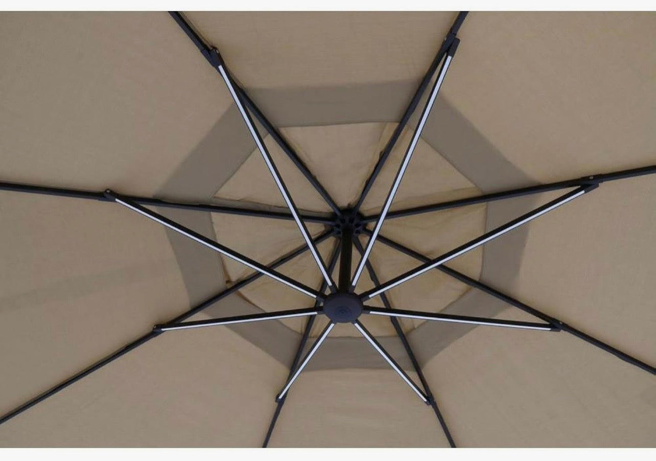 Replacement Canopy Top Cover for Hampton Bay LED Offset Solar Umbrella