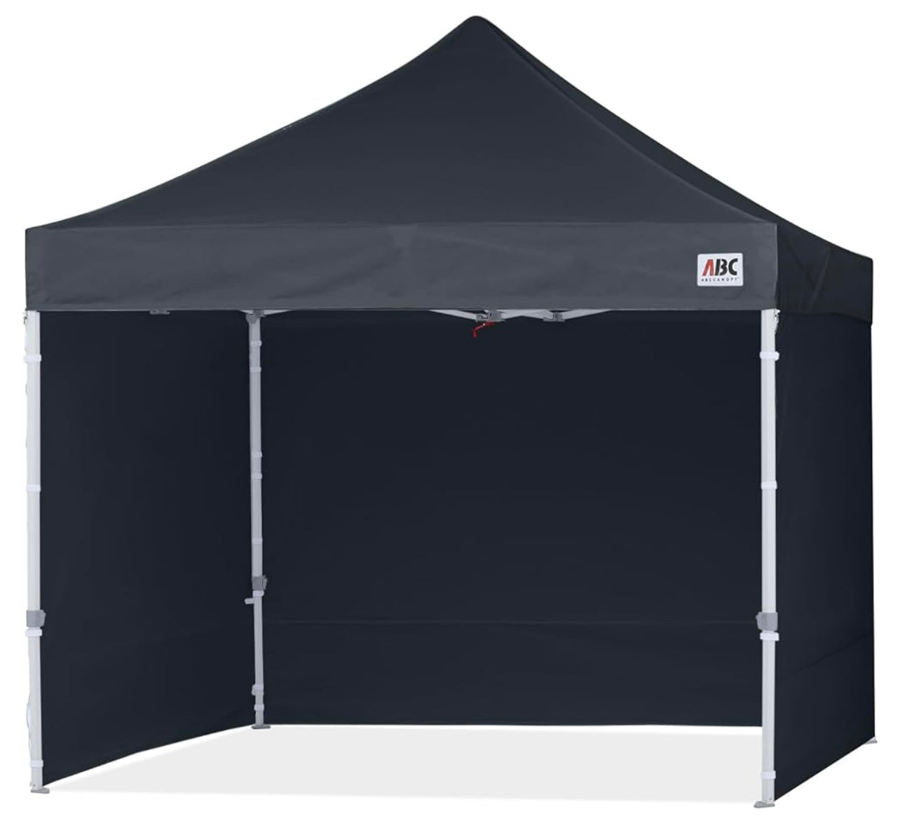 Easy Pop Up Canopy Tent with Sidewalls 8x8 Commercial -Series, Black