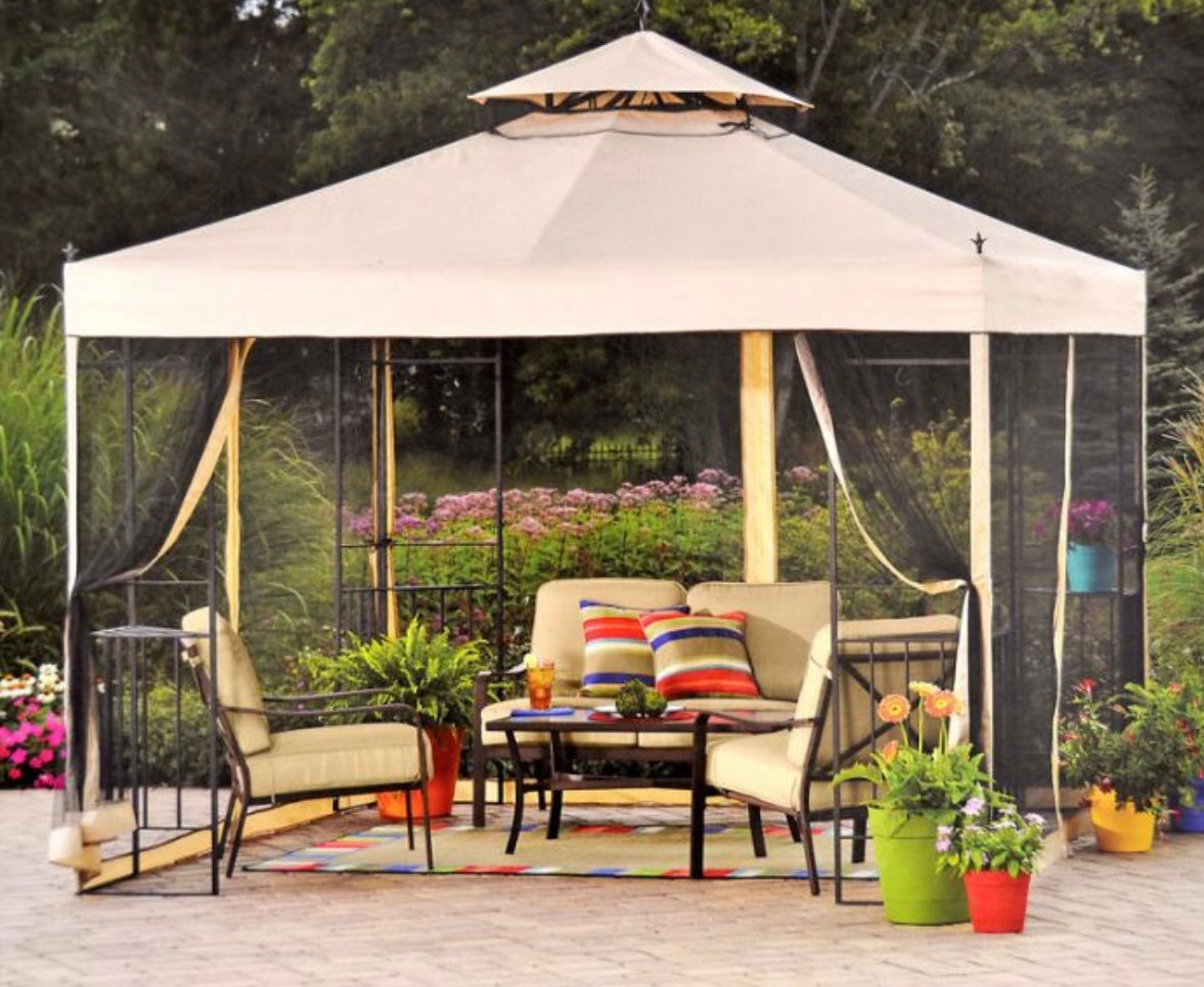 Walmart Athena Gazebo Replacement Canopy - RipLock 350