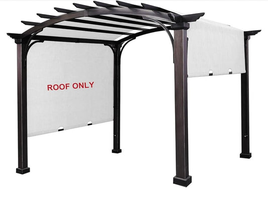 10 X 10 Tan Replacement Canopy For Woodgrain Pergola