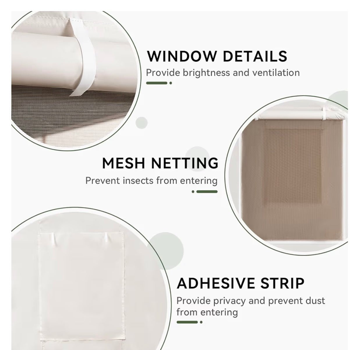 10' x 12' Universal Winter Cover for Hardtop Gazebos,Outdoor Gazebo Cover with Sidewalls and Mesh Windows, All Season Waterproof Enclosed Canopy Covers, Beige(Gazebo not Included)