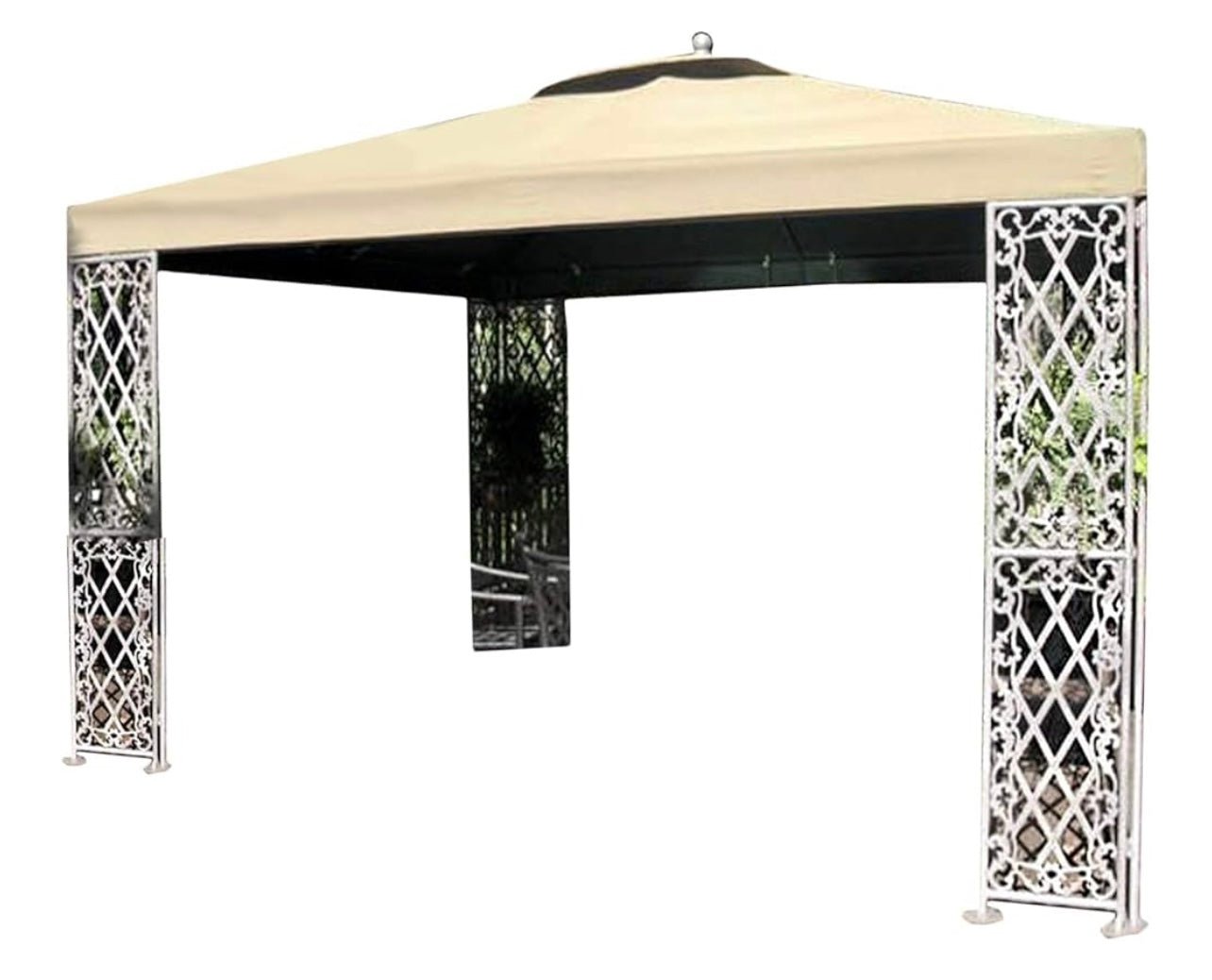 12 x 12 Lattice Gazebo Replacement Canopy Top Cover - RipLock 350