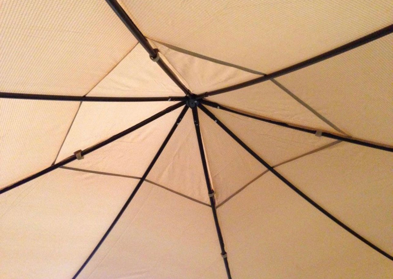 12x12 Gazebo Replacement Canopy and net  - RipLock 350