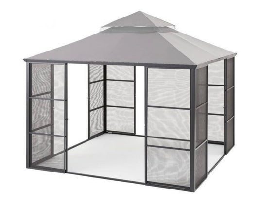 Replacement Canopy for Stratford Aluminum Gazebo - Riplock 350 - Slate Gray