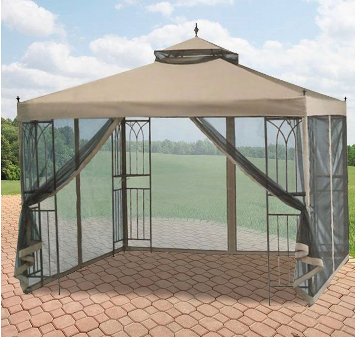 Replacement Canopy for Pittsfield Gazebo 2015 - RipLock 350