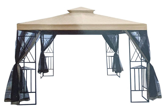 Replacement Canopy Top Cover and Vent Cover for 10x12 Gazebo- Standard 350